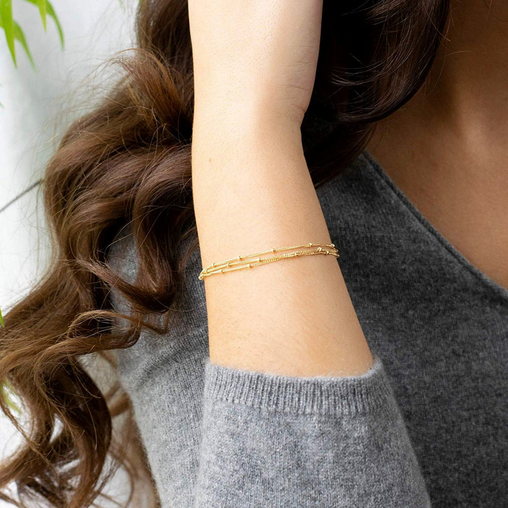 Trio Layered Bracelet – 18K Gold PVD Stainless Steel