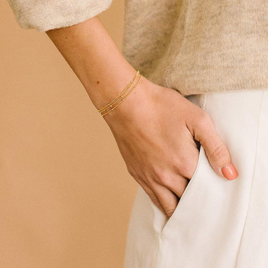 Trio Layered Bracelet – 18K Gold PVD Stainless Steel