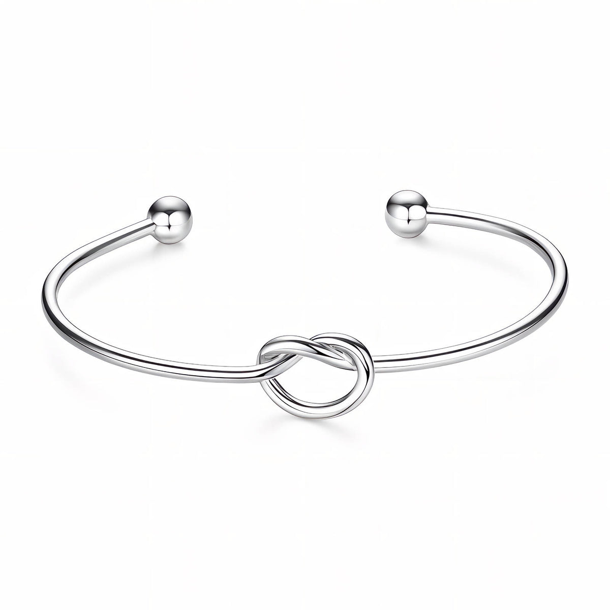 Heart Knot Bracelet – 18K Gold PVD-Plated Stainless Steel