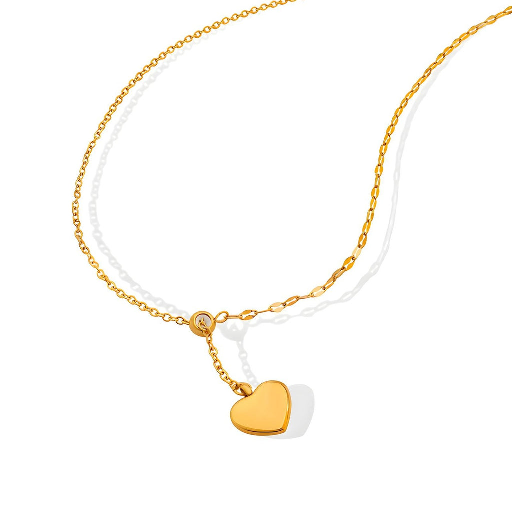 Heart Necklace – 18K Gold PVD Stainless Steel