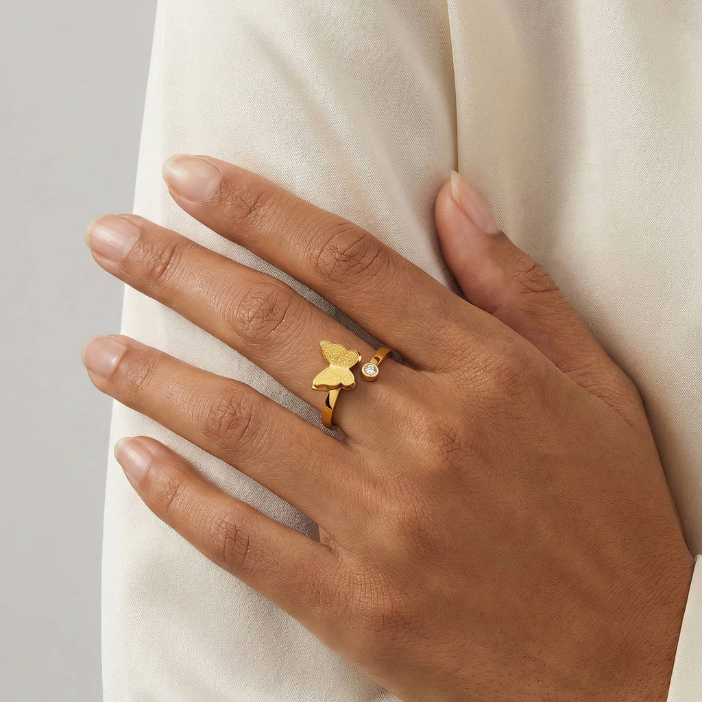 Butterfly Ring – 18K Gold PVD Stainless Steel
