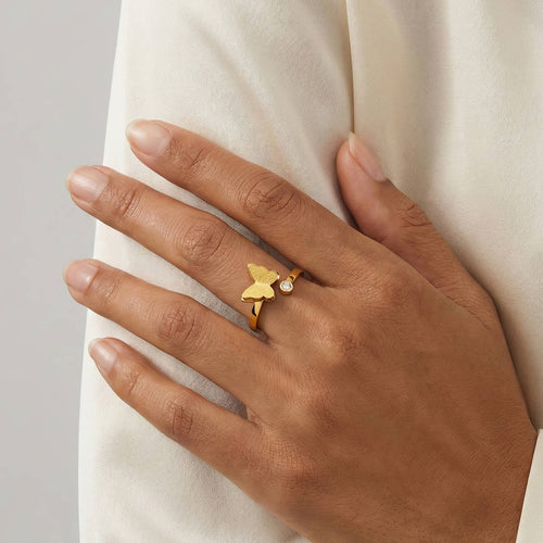 Butterfly Ring – 18K Gold PVD Stainless Steel