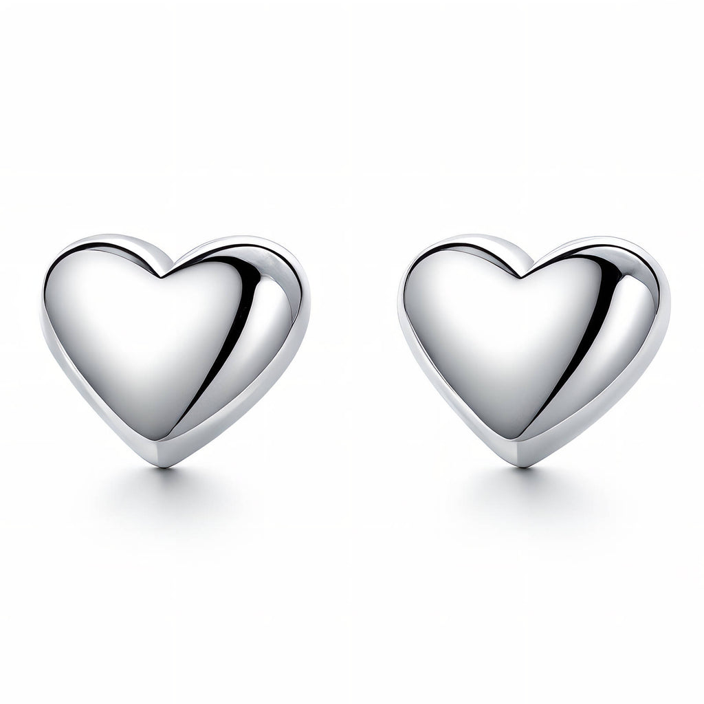 Heartline Stud Earrings