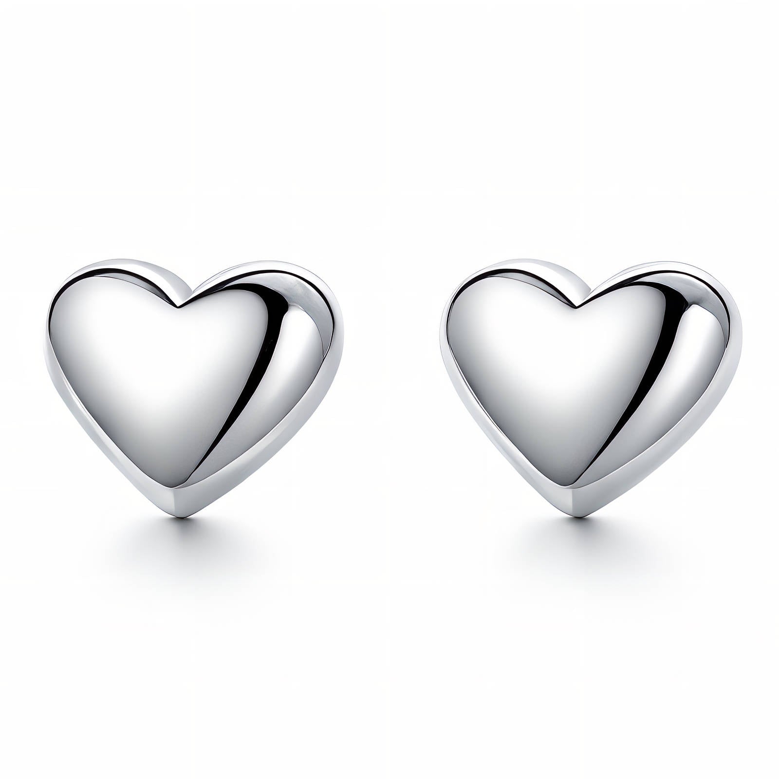 Heartline Stud Earrings