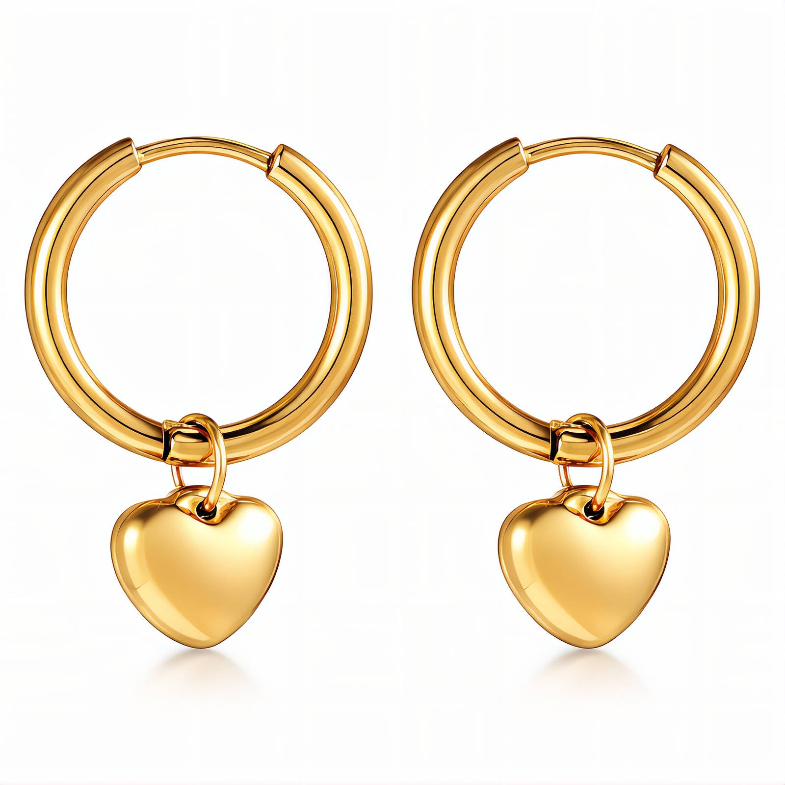Heartbeat Hoop Earrings