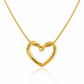 Heart Pendant Necklace – 18K Gold PVD Stainless Steel