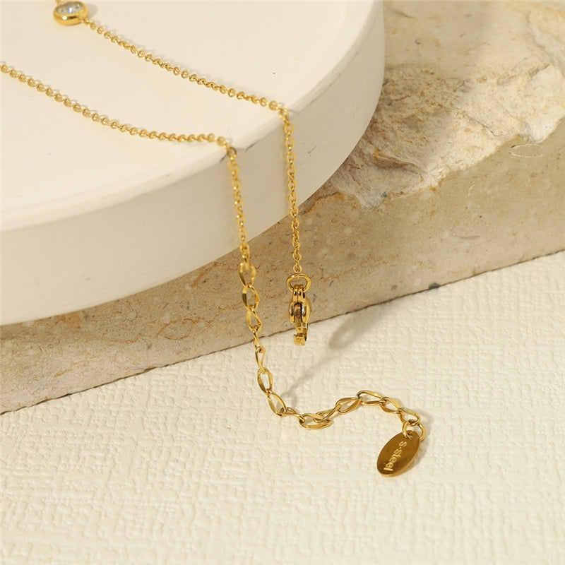 White Pearl Choker Necklace – 18K Gold PVD Stainless Steel