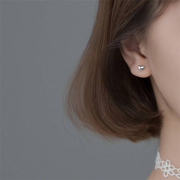 Heartline Stud Earrings