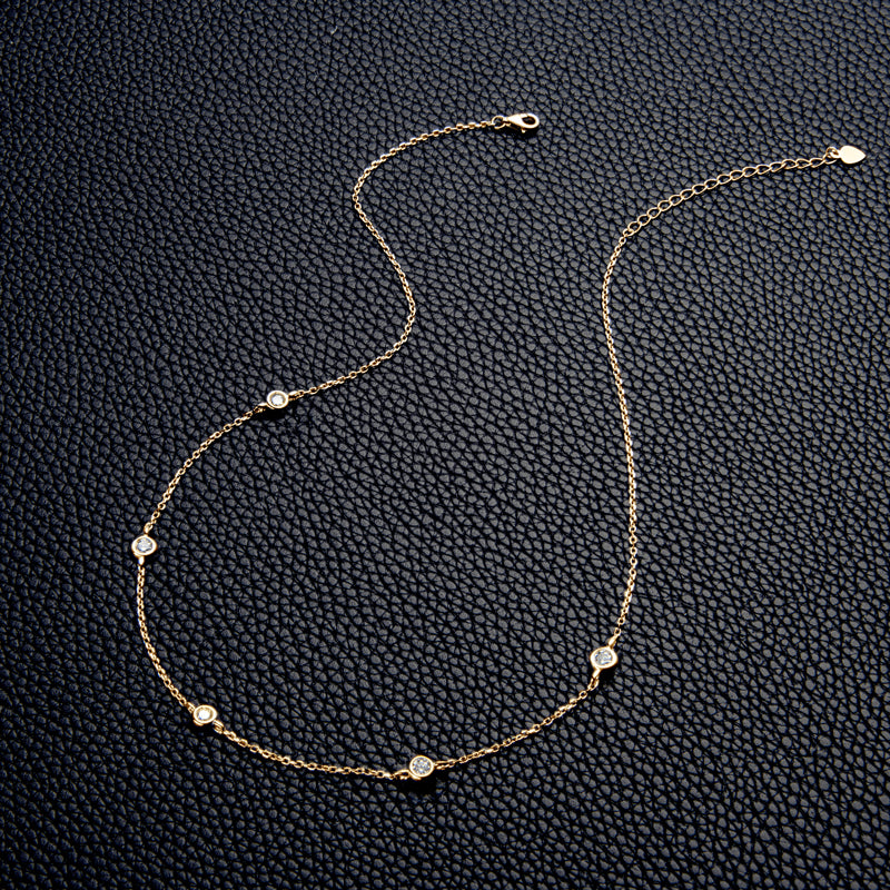 White Pearl Choker Necklace – 18K Gold PVD Stainless Steel