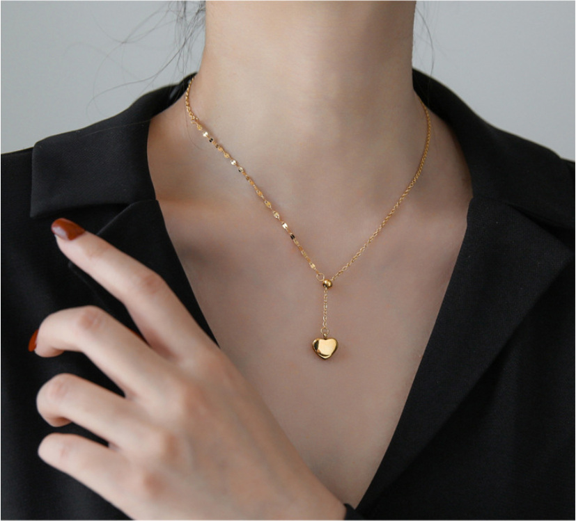 Heart Necklace – 18K Gold PVD Stainless Steel